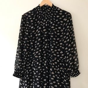 Madewell Mistlight Mockneck Dress
